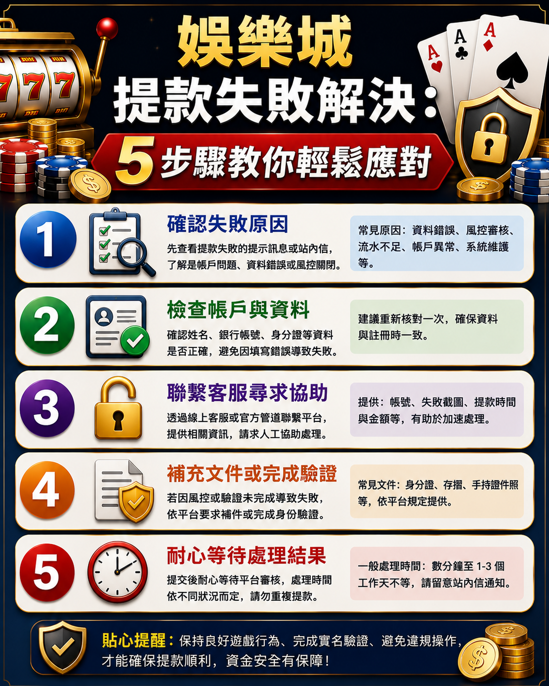 為什麼我的娛樂城提款會失敗？教你如何解決這些問題！