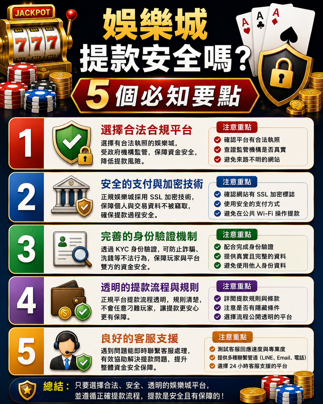 如何確保娛樂城提款安全？5 個關鍵要素讓你放心