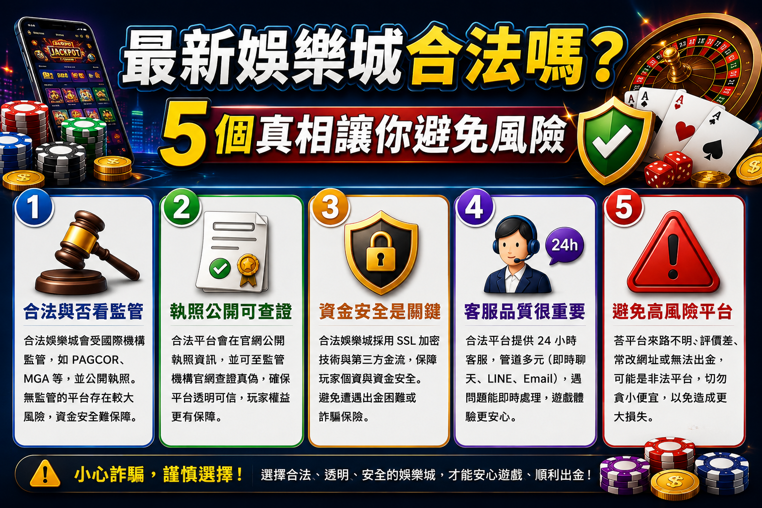 娛樂城合法嗎？這 5 個真相幫你避免風險