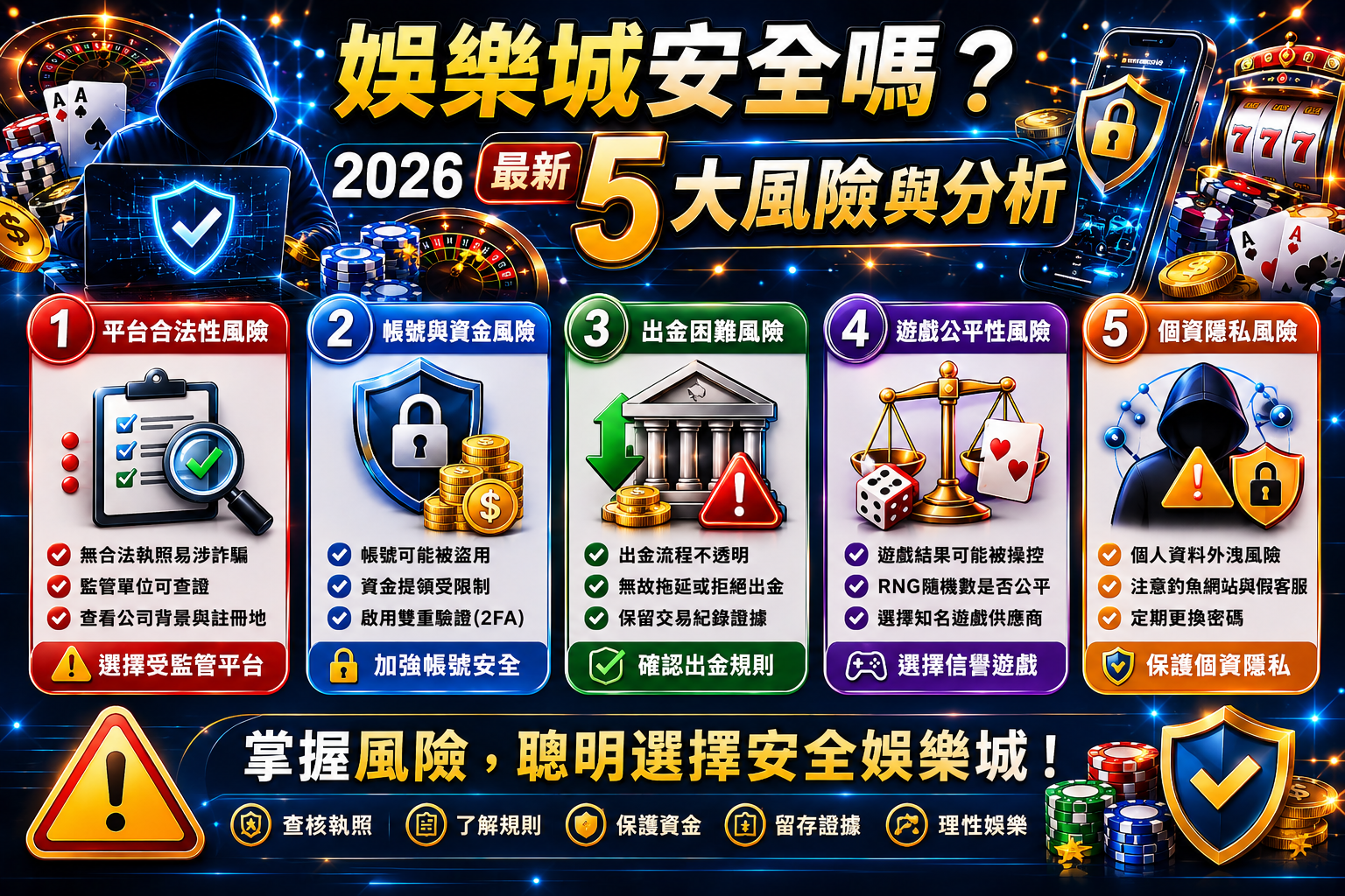 娛樂城真的安全嗎？這些風險你得知道！